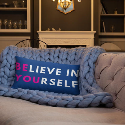 BE YOU Basic Throw Pillow - MONLANE