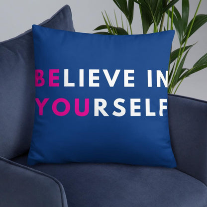 BE YOU Basic Throw Pillow - MONLANE