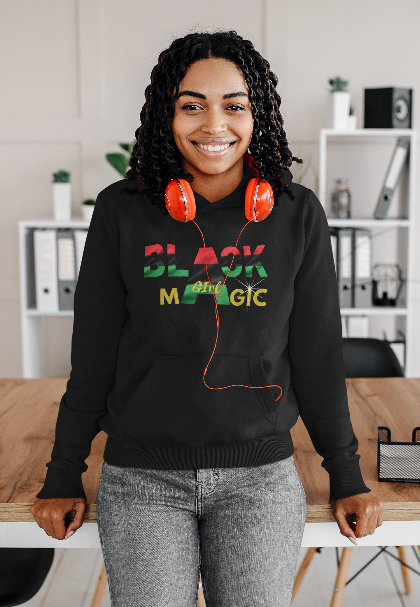 Black Girl Magic Adult Hoodie - MONLANE