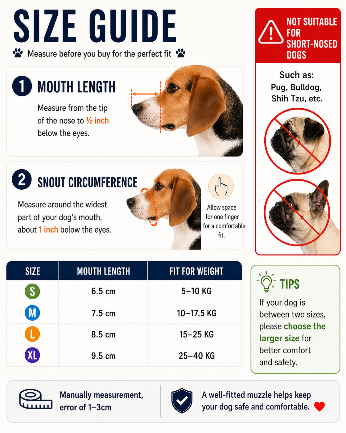 Soft & Breathable Dog Muzzle