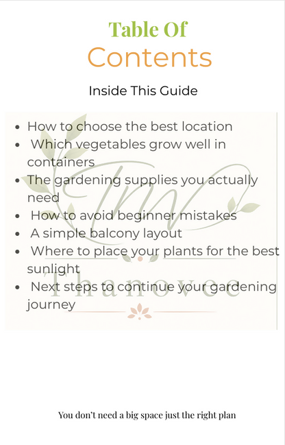 The Beginner Guide to Growing Food in Small Spaces