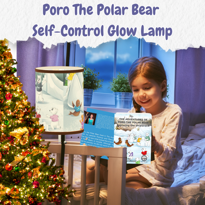 Poro The Polar Bear Self-Control Glow Lamp