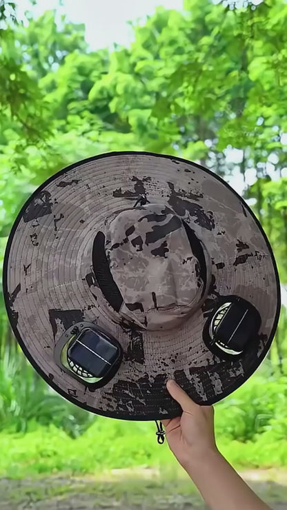 Solar Fan Hat