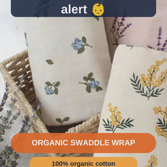 Baby Swaddle Wrap 100% Organic - short video