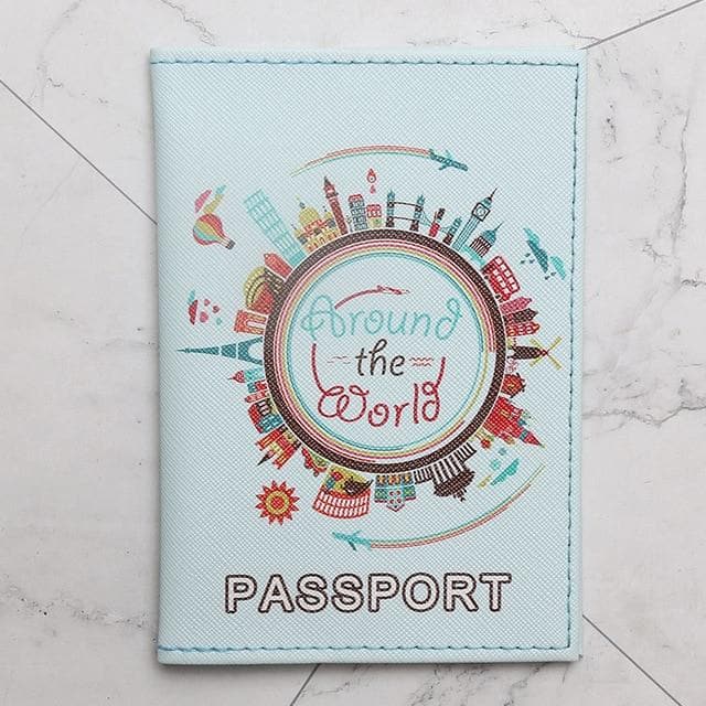 🎁 Travel Around the World Passport Cover 14.5*10cm (100% off)