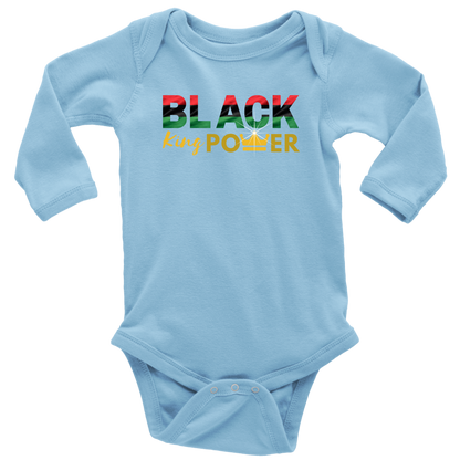 Black King Power Baby Bodysuit - MONLANE