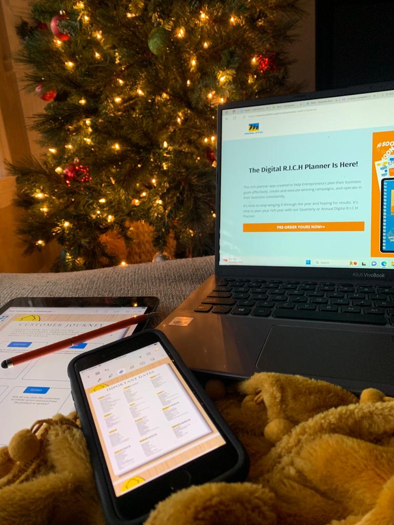 The Quarterly Digital R.I.C.H Planner (October-December) - MONLANE DIGITAL
