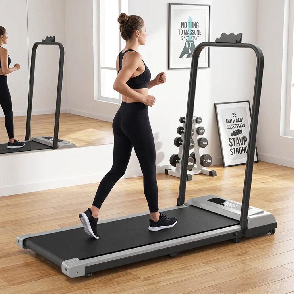 Space-Saving Electric Walking Pad for Small Living Spaces