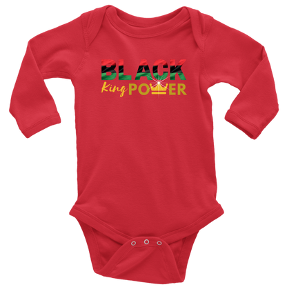Black King Power Baby Bodysuit - MONLANE