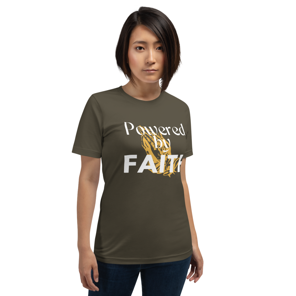 Powered by Faith Short-sleeve unisex t-shirt