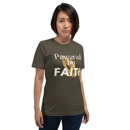 Powered by Faith Short-sleeve unisex t-shirt