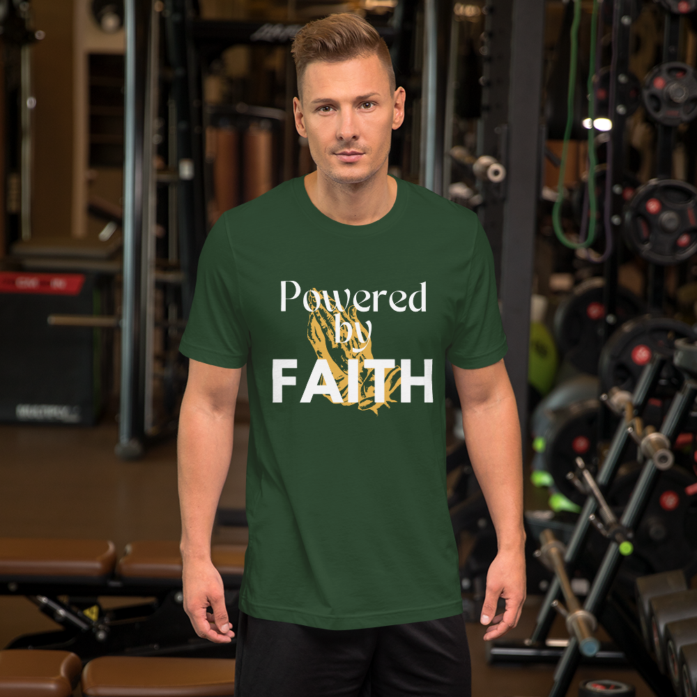 Powered by Faith Short-sleeve unisex t-shirt