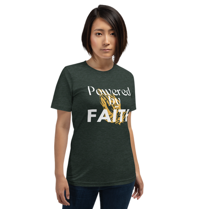 Powered by Faith Short-sleeve unisex t-shirt