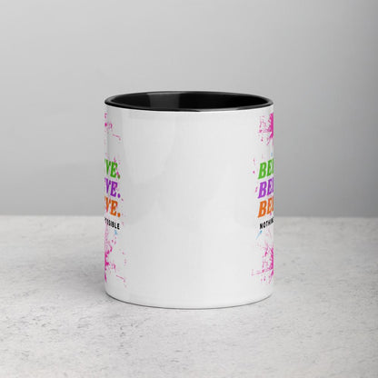 Believe Mug with Color Inside