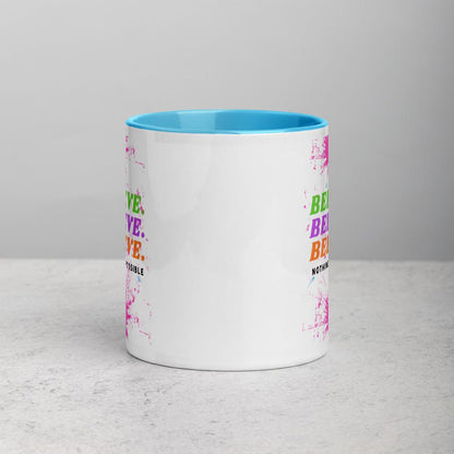 Believe Mug with Color Inside