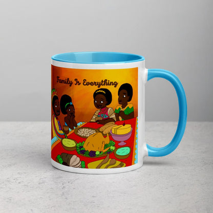 Family Mug with Color Inside
