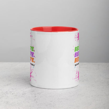 Believe Mug with Color Inside
