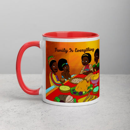 Family Mug with Color Inside