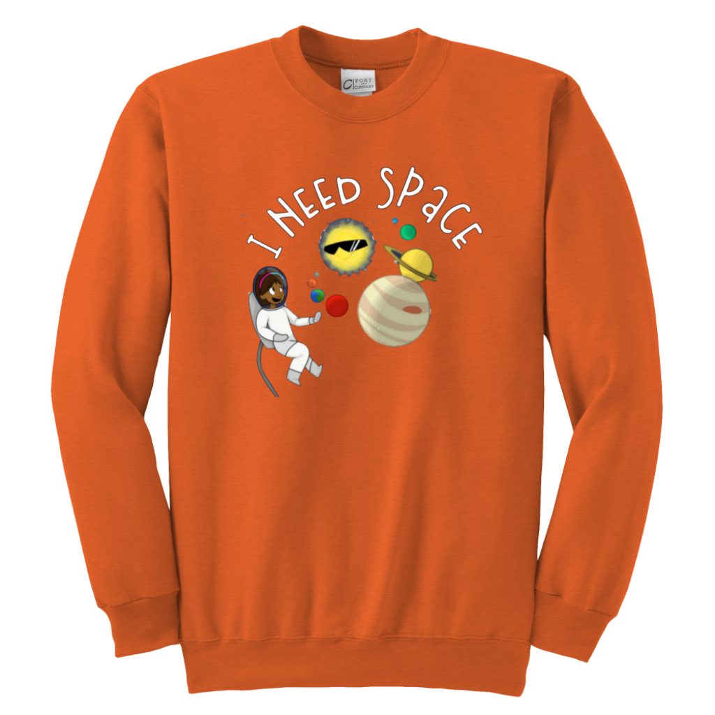 I Need Space Kids & Youth Sweatshirt - MONLANE