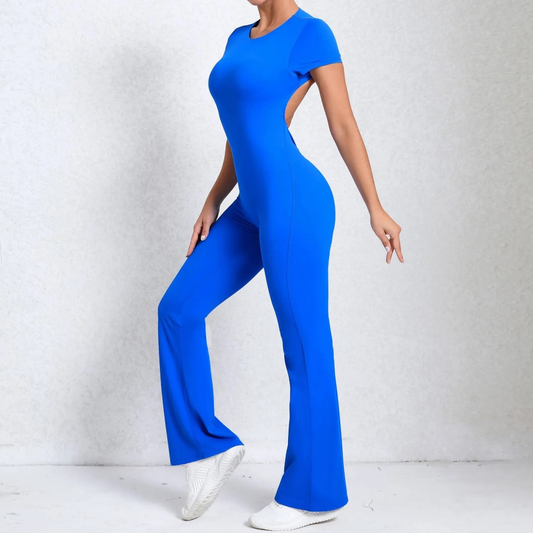 backless yoga jumpsuit