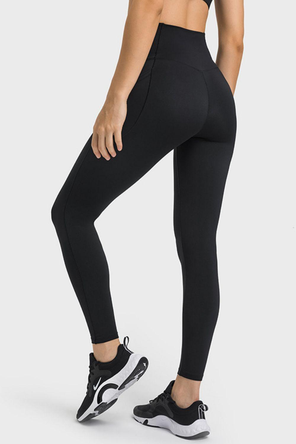 V-Waist Yoga Leggings with Pockets - MONLANE